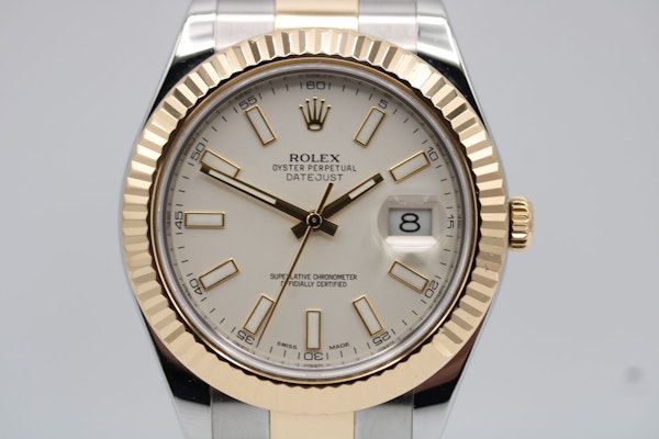 Rolex Datejust II 116333 White Dial 2013 Box and Papers - image 2