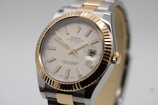 Rolex Datejust II 116333 White Dial 2013 Box and Papers - image 3