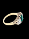 Gem emerald and diamond engagement ring SKU: 7151 DBGEMS - image 5