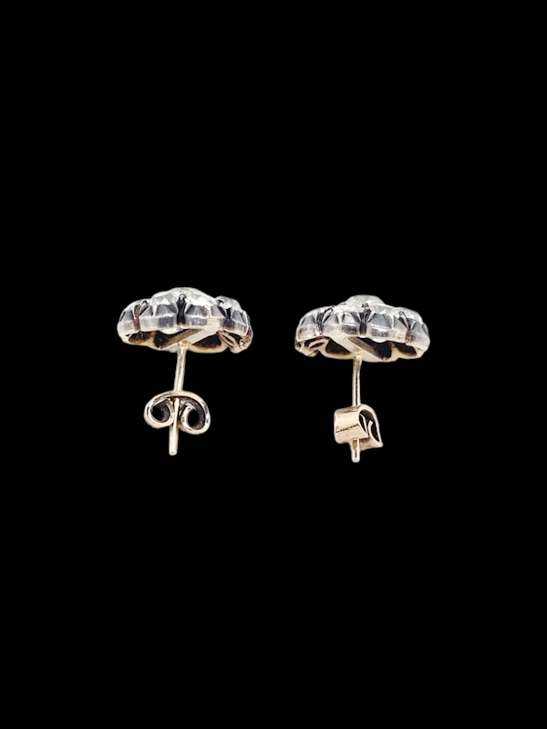 Antique old mine cut diamond cluster earrings SKU: 7152 DBGEMS - image 2