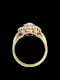 Antique diamond cluster engagement ring SKU: 7153 DBGEMS - image 2