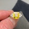 Yellow Sapphire Diamond Ring in Platinum date circa 1960, SHAPIRO & Co since1979 - image 1