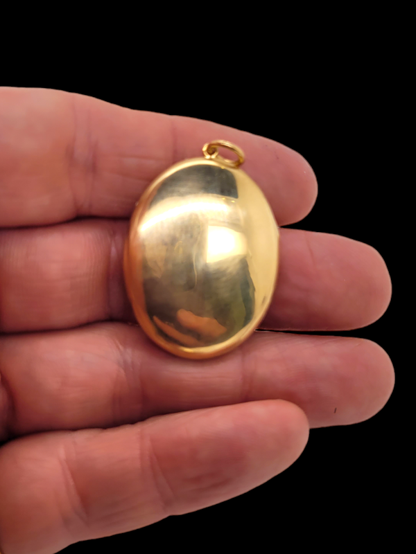 15ct gold oval locket SKU: 7170 DBGEMS - image 3