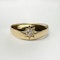Antique Single Stone Diamond Gypsy Ring. CHIQUE to ANTIQUE - image 1