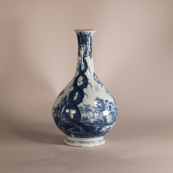 Rare Delft water bottle vase, circa 1750, London or Bristol - image 4