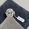 Aquamarine Diamond Ring in 18ct Gold/Platinum date circa 1950, SHAPIRO & Co since1979 - image 5