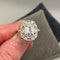 Aquamarine Diamond Ring in 18ct Gold/Platinum date circa 1950, SHAPIRO & Co since1979 - image 3