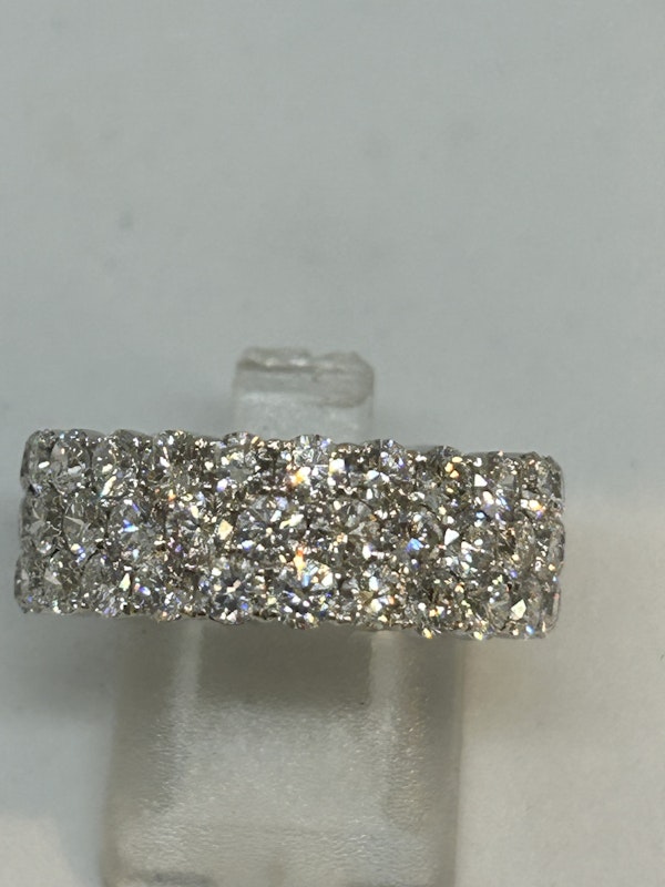 Lovely and chic full eternity diamond ring at Deco&Vintage Ltd - image 2