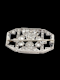 French Art Deco geometric diamond brooch SKU: 7171 DBGEMS - image 3