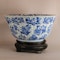 Chinese blue and white moulded bowl, Kangxi (1662-1722) - image 5