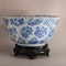 Chinese blue and white moulded bowl, Kangxi (1662-1722) - image 7