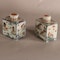 Pair of Chinese famille verte caddies with covers, Kangxi (1662-1722) - image 3