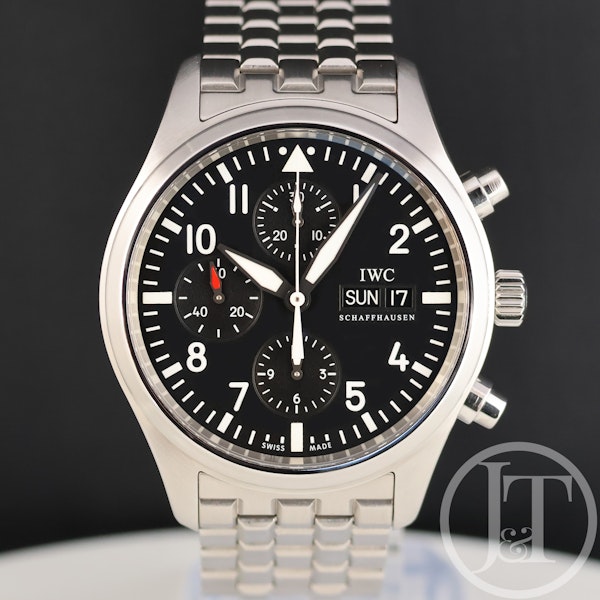 IWC Pilots Chronograph 42mm IW371704 Pre Owned 2009 - image 1