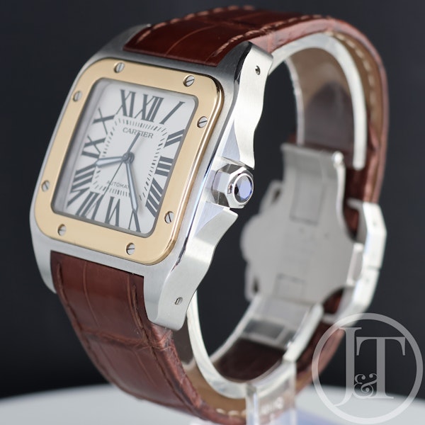Cartier Santos 100 Steel and Gold 2656 38mm - image 2