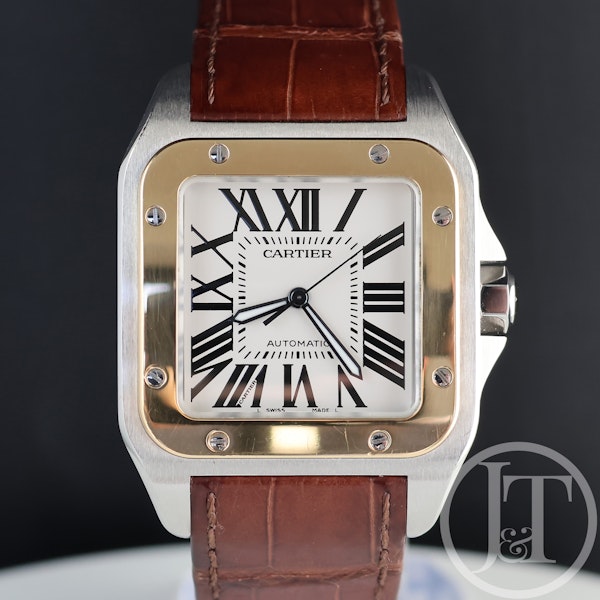 Cartier Santos 100 Steel and Gold 2656 38mm - image 1