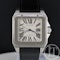 Cartier Santos 100 Steel 2656 Pre Owned 38mm Leather Strap - image 1