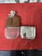 Antique silver & crocodile whiskey flask - image 6