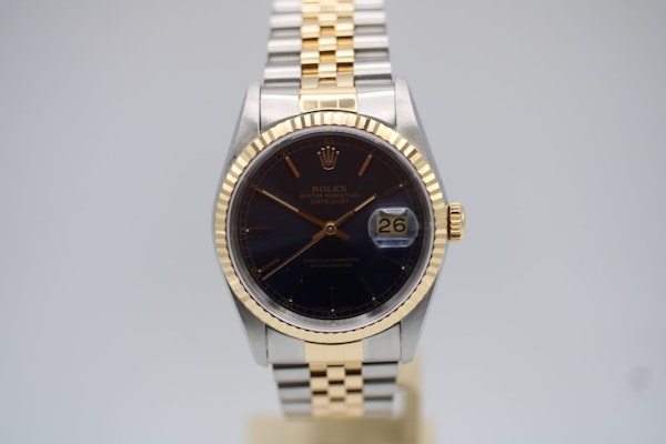 Rolex Datejust 16233 Blue Baton Dial 1998 Box and Papers - image 7