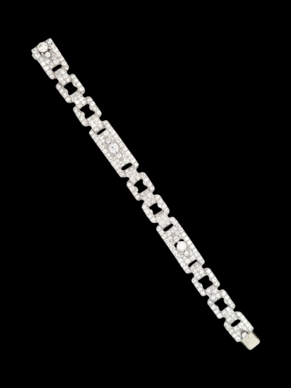Art deco diamond bracelet SKU: 7198 DBGEMS - image 4