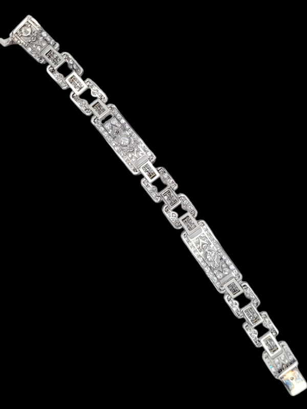 Art deco diamond bracelet SKU: 7198 DBGEMS - image 1