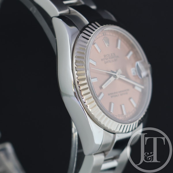 Rolex Datejust 178274 Salmon Dial 31mm Oyster 2010 Pre Owned - image 4