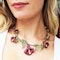 Moira Ruby, Diamond, Silver And Gold Calla Lily Necklace - image 6