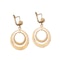 A Pair of Eighteen Carat Gold Double Hoop Earrings - image 2