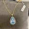 Blue Topaz 9ct Yellow/White Gold date circa 1970, Lilly's Attic since 2001 - image 1