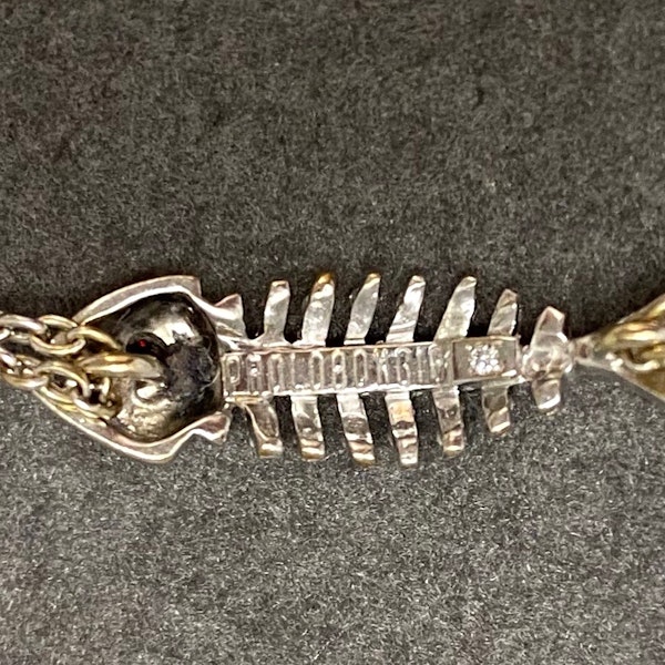 Fish Bone Diamond Bracelet in 18ct White Gold date modern, Lilly's Attic since 2001 - image 4