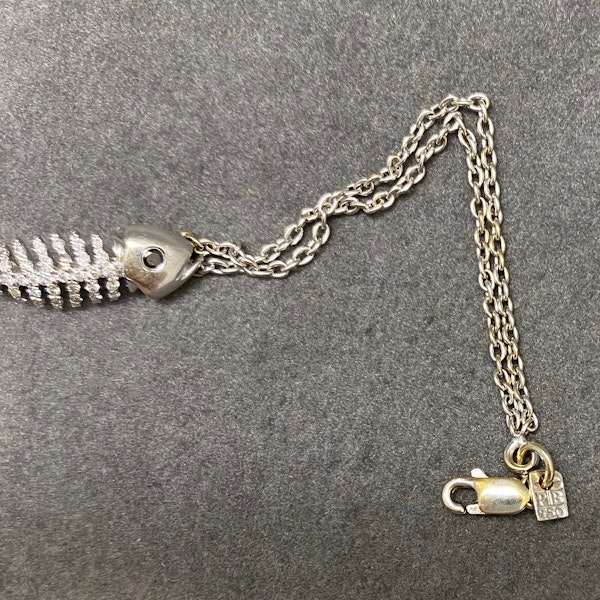 Fish Bone Diamond Bracelet in 18ct White Gold date modern, Lilly's Attic since 2001 - image 5