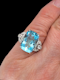Aquamarine and diamond dress ring SKU: 7221 DBGEMS - image 5