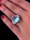 Aquamarine and diamond dress ring SKU: 7221 DBGEMS - image 2