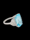 Aquamarine and diamond dress ring SKU: 7221 DBGEMS - image 3