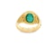 3 carat Cabochon Emerald Pinky Ring - image 5