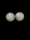 Art deco opal and diamond cluster earrings SKU: 7226 DBGEMS - image 3