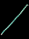 Emerald and diamond tennis bracelet SKU: 7228 DBGEMS - image 2