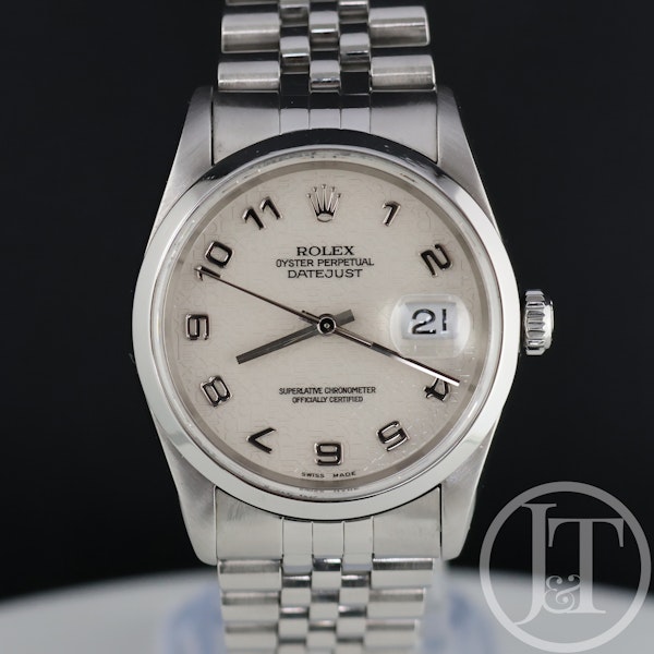 Rolex Datejust 16200 Jubilee Arabic Dial 1998 with Box & Papers - image 1