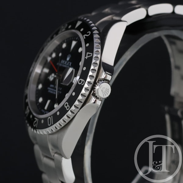 Rolex GMT Master II 16710 Black Bezel 2005 with Box & Papers - image 5
