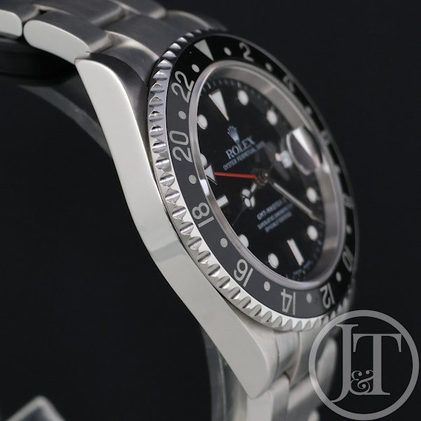 Rolex GMT Master II 16710 Black Bezel 2005 with Box & Papers - image 4
