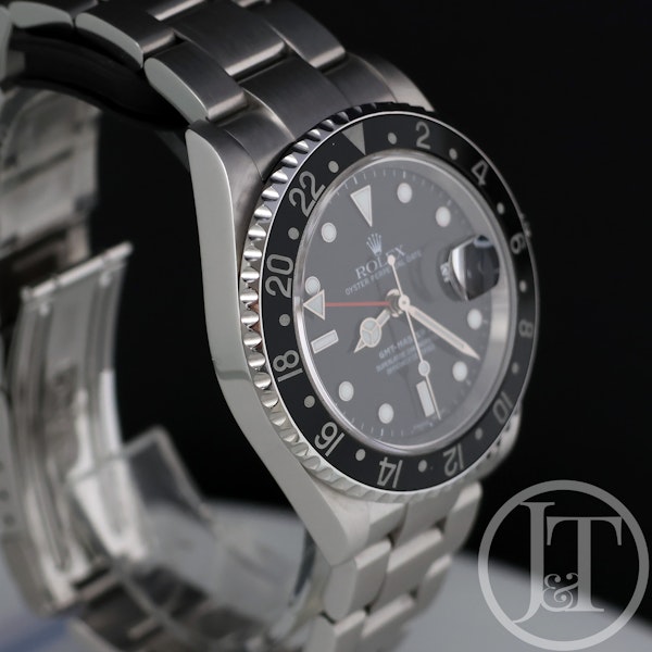 Rolex GMT Master II 16710 Black Bezel 2005 with Box & Papers - image 3