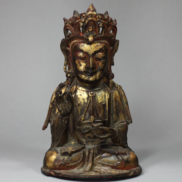 Chinese bronze figure of Avalokiteshvara, Ming dynasty (1368-1626) - image 1