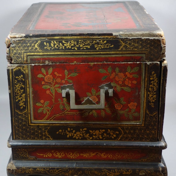 Chinese lacquered wooden box, late Ming, early 17th century - image 3