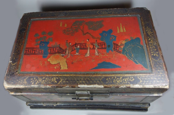 Chinese lacquered wooden box, late Ming, early 17th century - image 7