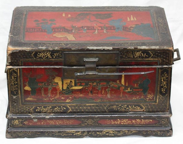 Chinese lacquered wooden box, late Ming, early 17th century - image 2