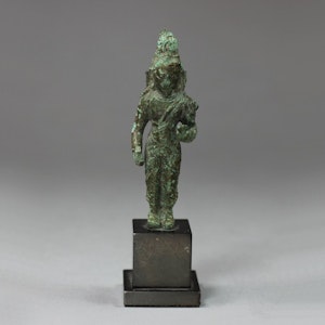 Thai bronze standing figure of Avalokiteshvara, 8th century