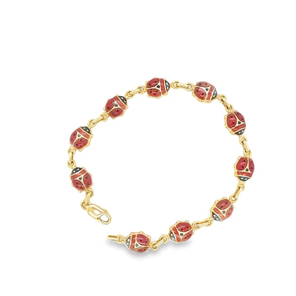 Gold Lady Bird bracelet - image 2