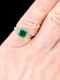 Columbian emerald and diamond engagement ring SKU: 7249 DBGEMS - image 2