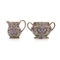 Antique Russian silver and shaded enamel sugar bowl and creamer by Orest Kurlukov, Moscow, circa 1900 - image 3