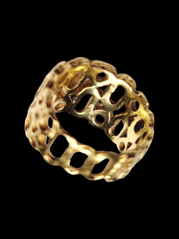 Cool 1973 18ct gold ring SKU: 7254 DBGEMS - image 2