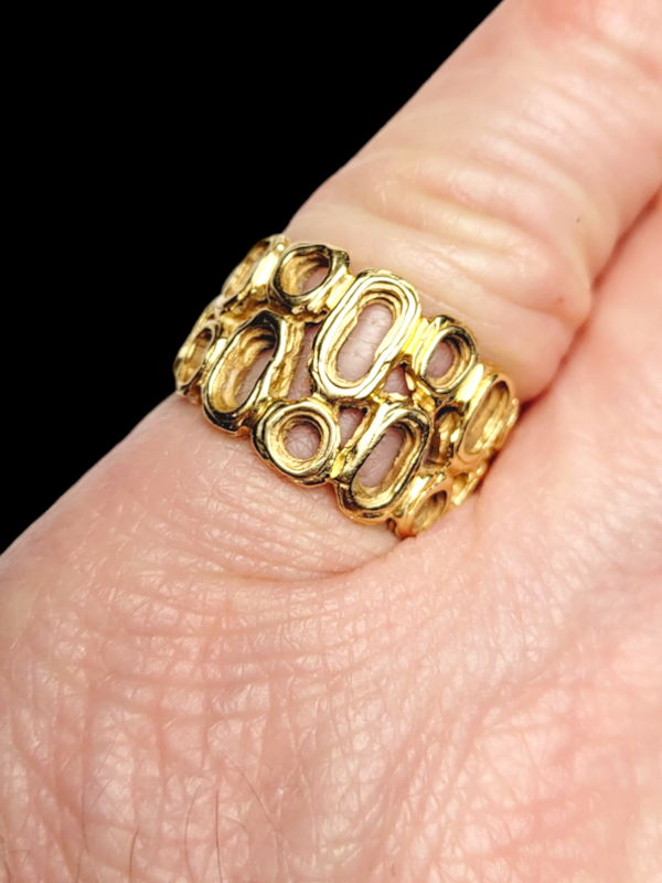 Cool 1973 18ct gold ring SKU: 7254 DBGEMS - image 1